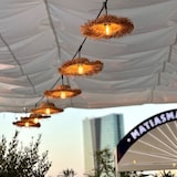 thumbnail of Lumisky Guirlande connectable TAHITI 7 ampoules E27 6M Paille Beige