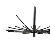 thumbnail of COSTWAY Tendedero plegable de 3 niveles, tendedero independiente con trípode de 178 cm, 24 pinzas y 32 barras, color negro.