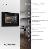 thumbnail of HD Video Türsprechanlage für 1 Familienhaus, 1x Monitor, Balter EVO HD Silber/Schwarz