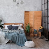 thumbnail of Relaxdays Blumenständer 2er Set, Metall, 2 Größen, mit Gestell, Wohnzimmer & Flur, eckiger Pflanztopfständer, schwarz
