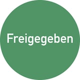 thumbnail of Freigegeben, Papier, Ø 35 mm, 500 Stück/Rolle