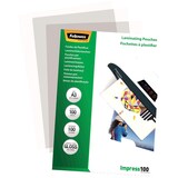 thumbnail of Fellowes® A5 glänzende Laminierfolie 100 Mikron/5351002 Inh. 100 Stk
