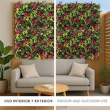 thumbnail of WellHome - Giardino verticale artificiale - Pannello di siepe 100x100 cm per uso interno ed esterno - nei colori rosso e verde