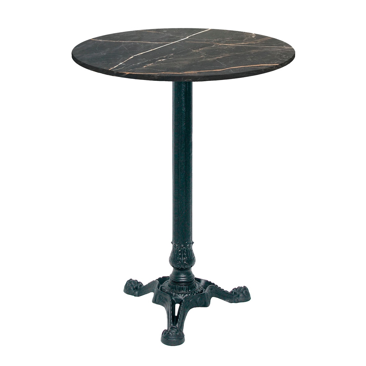 Restootab - Mesa alta bistró Ø60cm mármol samas