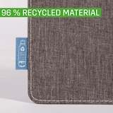 thumbnail of Mauspad hellblau-dunkelgrau RPET RPP 250x7x200mm