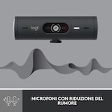 thumbnail of Logitech Brio 500 Webcam 4 MP 1920 x 1080 Pixel USB-C Graphit