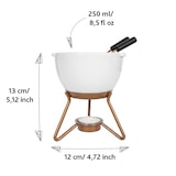 thumbnail of Boska Schokofondue Petit Marie - Schokofondue tasse - Schokoladenfondue - 1 bis 2 Personen - Mit Teelichter - 250 ml Inhalt - Für 200 gr Schokolade