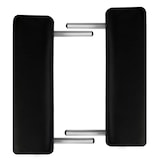 thumbnail of Helloshop26 - Opklapbare massagetafel met 3 secties en zwart roestvrijstalen frame 02_0001888