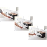 thumbnail of Yamazaki Küchenrollenhalter modern aus Metall stehend mit Ablage "Rin" schwarz