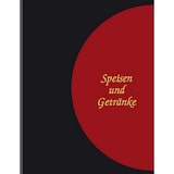 thumbnail of Adina Speisekarte Menümappe A4 schwarz / rot