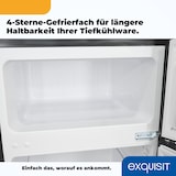 thumbnail of Exquisit Mini Kühl-Gefrierkombination KGC590-30-E-040E schwarz | Nutzinhalt: 85 L | 4-Sterne Gefrierfach | Türanschlag wechselbar
