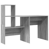thumbnail of vidaXL Schreibtisch Graues Sonoma 131,5 x 50 x 106,5 cm Holzwerkstoff