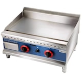 thumbnail of Gaskookplaat/bakplaat in hardchroom 60 cm WORLDMAI voor de horeca. Tafelmodel bakplaat voor bar- en restaurantkeuken.
