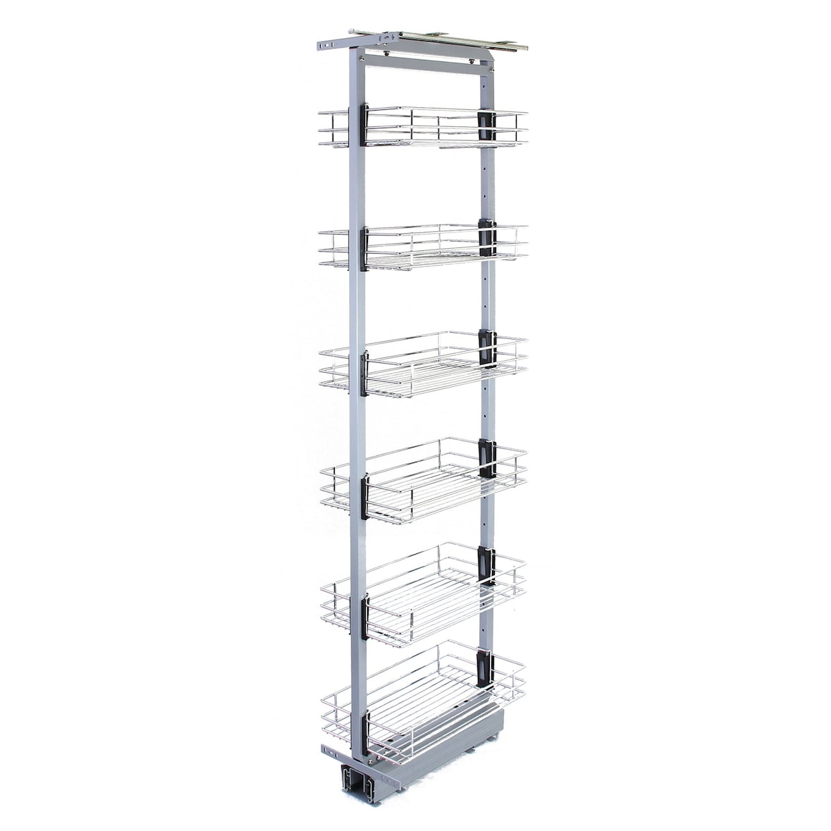 KuKoo Uittrekbare Keuken Kast - Zachte Sluiting – 46cm D x 190-220cm H