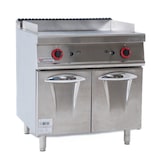 thumbnail of Fry Top Griglia a Gas su Mobile - Acciaio Inox - Piastra rigata S/70 - 800 x 730 x 930h mm