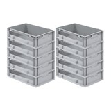 thumbnail of PROREGAL Eurobox NextGen Insight | HxBxT 17x40x60cm | 34 Liter | Seite offen | Eurobehälter, Transportbox, Transportbehälter, Stapelbehälter