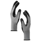 thumbnail of vidaXL Werkhandschoenen 12 pcs Grijs en zwart 10 / xl Polyester