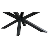 thumbnail of Tisch Almeria - 200 x 90 cm - gesinterter Stein hellgrau - Gestell Kreuz-Form