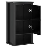 thumbnail of vidaXL Bad-Wandschrank BERG Schwarz 40x27x71,5 cm Massivholz Kiefer