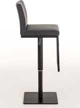 thumbnail of CHEFGASTRO Barhocker MANHATTAN Schwarz Stoff HxBxT 86x42x44cm Stoff Dunkelgrau Barstuhl