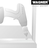 thumbnail of WAGNER Möbelbein/Tischbein/Möbelfuß DESIGN RAHMEN - 710 x 300 mm, Stahl beschichtet schwarz, Industrie Look - 12517001