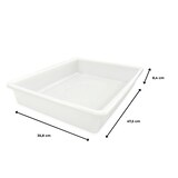 thumbnail of Pack 10 Bandeja de qualidade alimentar (10,7 L) - Cozinhas de restaurantes, cantinas, hotelaria, açougues, indústria alimentar, catering...