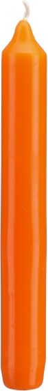 Kerzen Leuchterkerzen Orange, 200 x 25 mm, 12 Stück