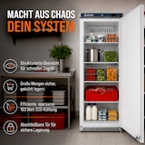 thumbnail of GastroHero Lagerkühlschrank ECO 400 336 Liter Weiß Umluftkühlung 0 bis +8 °C automatische Abtauung Gewerbe Kühlschrank