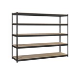 thumbnail of Simon Rack Estanteria Industrial, 2500x1200x750 mm, 600 kg de Punto Flexión, 5 Estantes Madera, Antracita/Madera - SimonTaller
