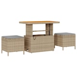 thumbnail of vidaXL Garten-Sofa-Set mit Kissen mit Kissen 12 pcs Beige und Hellgrau
