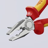 thumbnail of Kombizange, isoliert, mit Mehrkomponenten-Hüllen, VDE-geprüft, verchromt, 180 mm (SB-Karte/Blister)