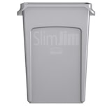 thumbnail of Rubbermaid Collecteur de déchets Slim Jim® avec conduits d’aération de 87L - Gris