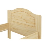 thumbnail of Kieferbett natur Einzelbett Bettrahmen Futonbett 90x200 Massivholzbett ohne Rollrost 60.37-09 oR