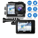 thumbnail of Camera Sport 5K 30FPS WIFI HD Anti-Shake Dual-Screen IP68 Étanche 64G Inclus YONIS