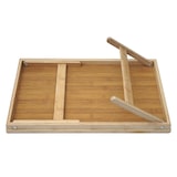 thumbnail of Tablett HWC-B88, Serviertablett Holztablett Frühstückstablett Dekotablett, Bambus 21x64x30cm