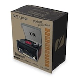 thumbnail of Système Chaîne Hifi CD 20W vintage avec platine Vinyle - CD/FM/USB/AUX - 33/45/78 tours+clé USB 32Go