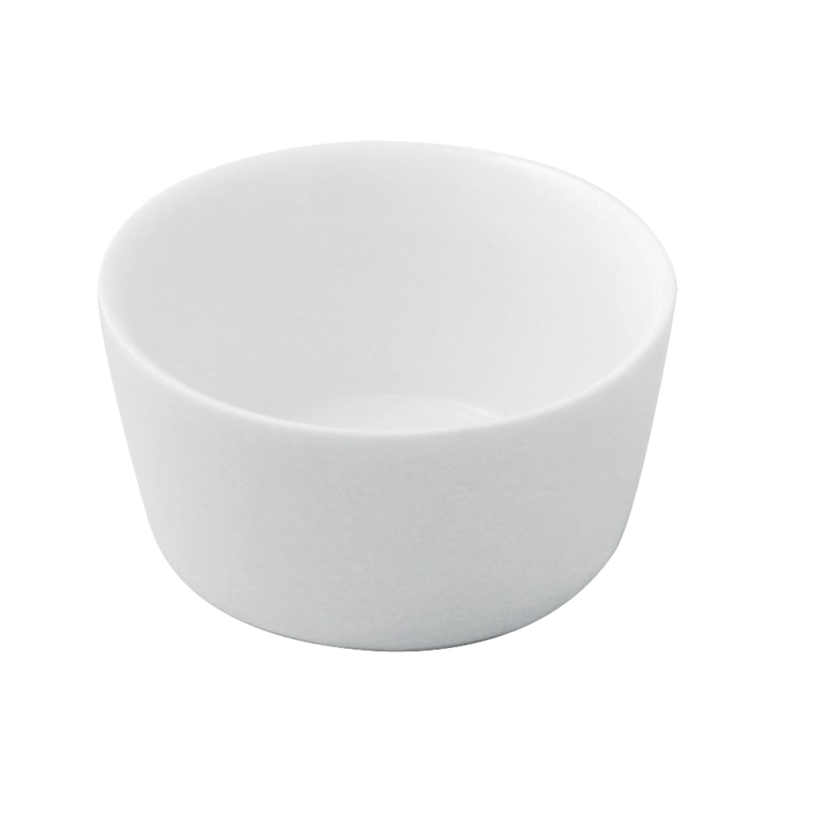 Restofair confezione 12 ramequin UNI in porcellana, diametro 7 cm, h. 3,50cm, cap. 8cl, bianco