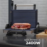 thumbnail of Masterpro - Griglia elettrica antiaderente Foodies con griglia 12x32x40cm, 2200W, in acciaio inox e ABS, con 3 funzioni