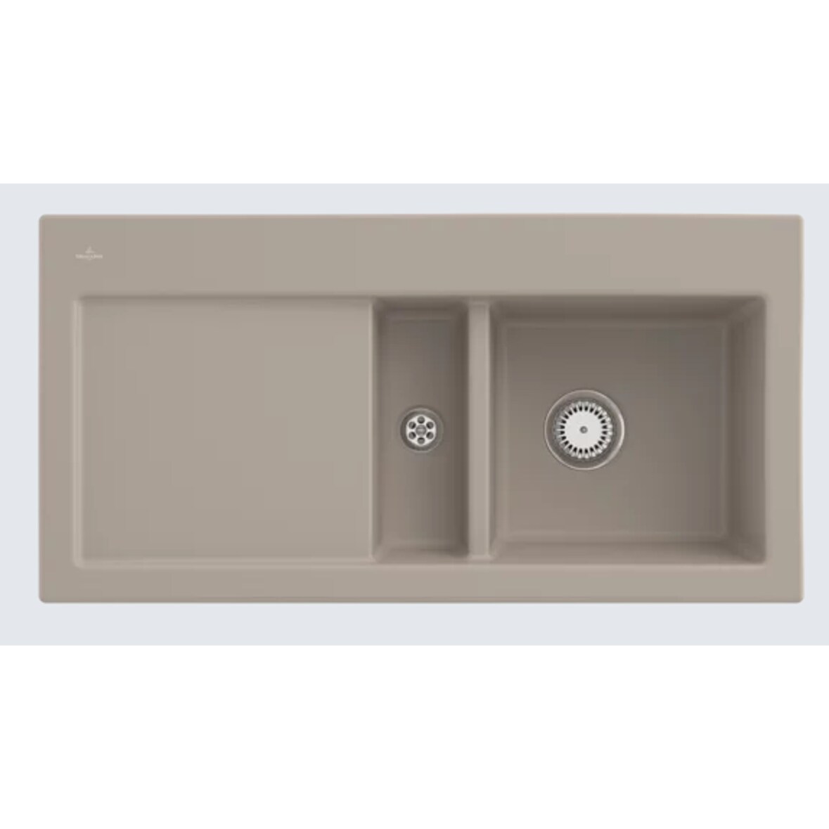 Villeroy&Boch Spülbecken, Küchenspüle Subway 60 Almond 1000x510mm, Unterschrankbreite 60cm
