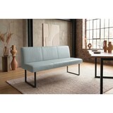 thumbnail of KAWOLA Esszimmerbank ELEEN Leder hellblau 123cm