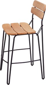 thumbnail of 2er-Set Barhocker | Sitzhöhe 72cm | Industrial Metall Holz | Naturbraun | Barstuhl Küchenhocker Bistrostuhl Tresenhocker