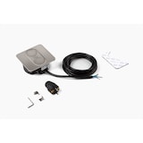 thumbnail of BACHMANN TWIST 2 2xCEE7/3 2,0m AEH Edelstahl-Optik eckig