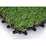 thumbnail of Telha de relva HWC-E13, telha de relva tapete de relva artificial, varanda/terraço 11x cada 30x30cm = 1m²