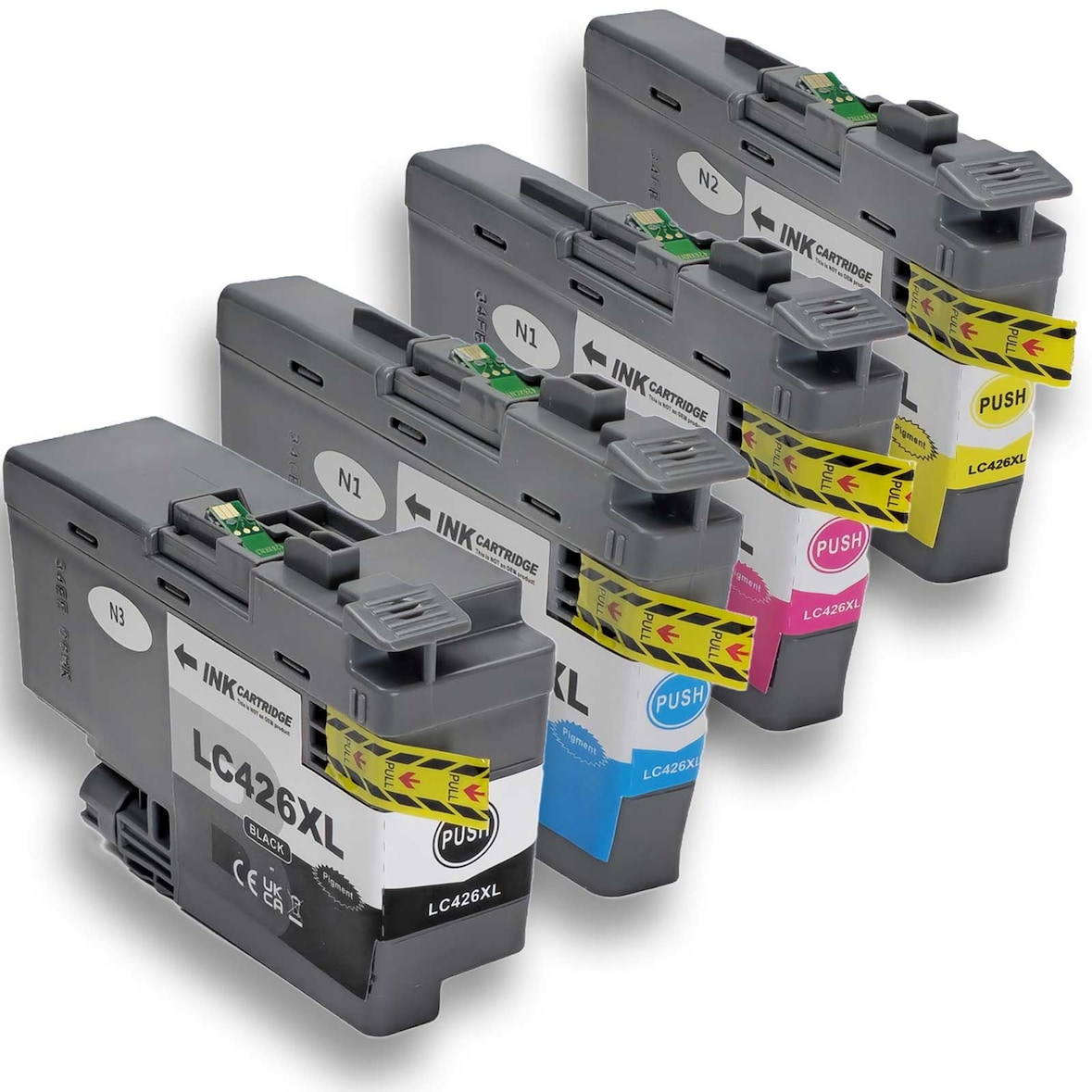 Gigao LC-426XL Kompatibel Tintenpatronen Set für Brother MFC-J4540DW - 4er Pack CMYK