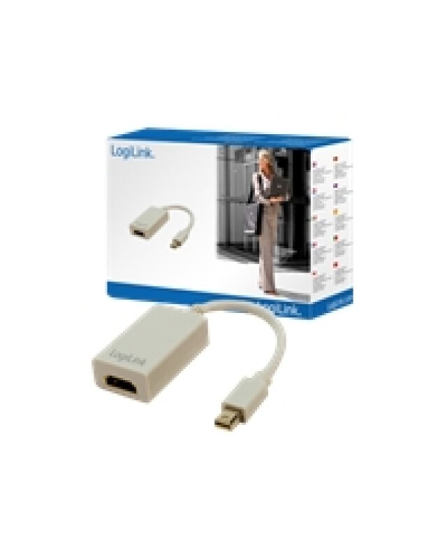 LogiLink Video- Audio-Adapter DisplayPort HDMI Mini M 19-polig W 10 cm 1.1a