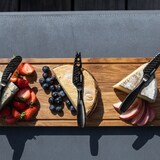 thumbnail of Boska Käsemesser-Set Mini Monaco+ / vier Käsemesser/stilvolles Design/Edelstahl/Schwarz / 160 x 22 x 7 mm