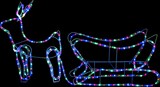 thumbnail of Weihnachtsdekoration Rentiere und Schlitten Outdoor 252 LEDs