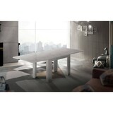 thumbnail of Dmora Ausziehbarer Esstisch Otto, Hilfsküchenkonsole, ausziehbarer Tisch, 100 % Made in Italy, cm 90x90h75, Grau