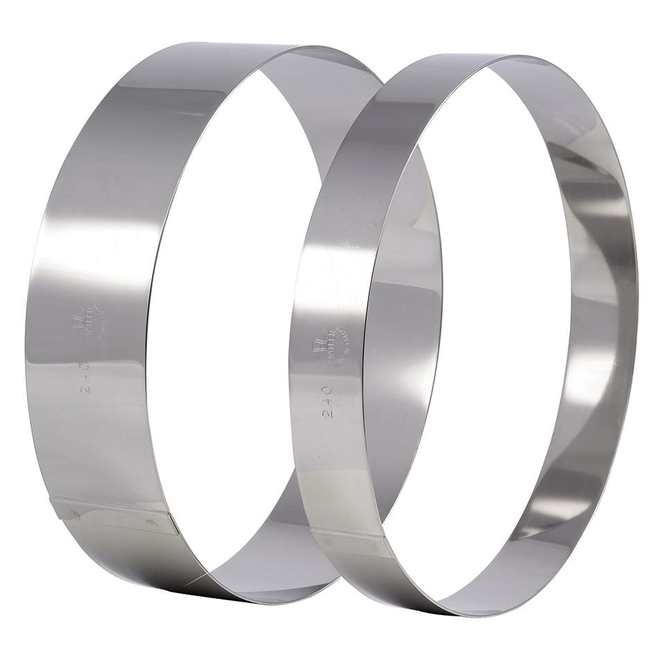 Matfer Cercle à entremet inox rond 15 cm H.3.5 cm Matfer - 371203