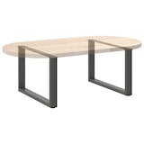 thumbnail of vidaXL Couchtischbeine U-Form 2 Stk. Anthrazit 60x(42-43) cm Stahl